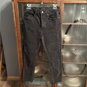 Denim Forum Aritzia Black Jeans